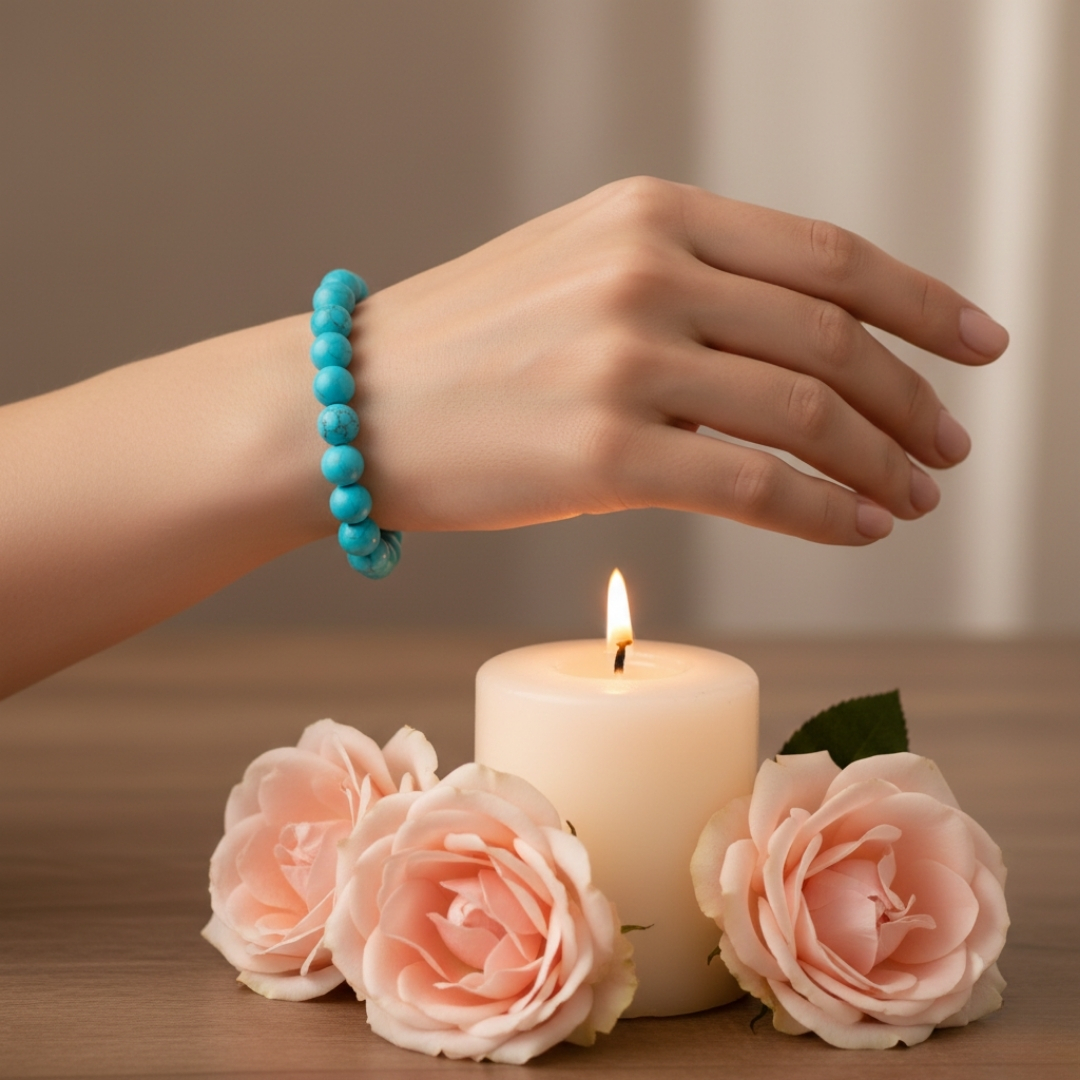 Harmony African Turquoise Natural Stone Bracelet